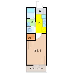 リシュール白山の物件間取画像